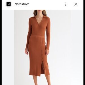 Halogen Terracotta Knit Top